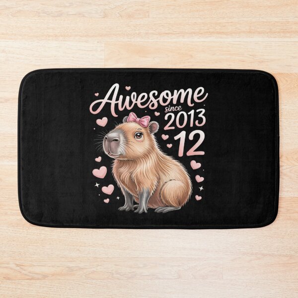 Item preview, 12 Years Old Capybara Birthday For Girls 12th Capybara designed and sold by ProudForFunny.