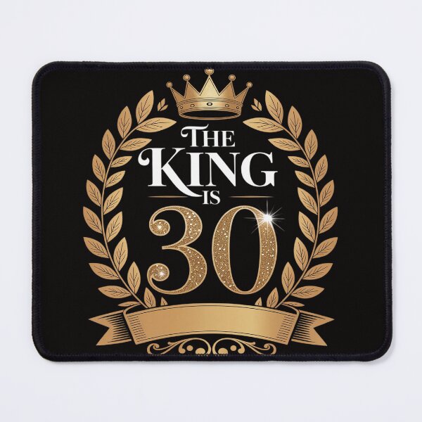 Item preview, 30 Years Old 30th Birthday King Crown Happy B-Day Party designed and sold by ProudForFunny.