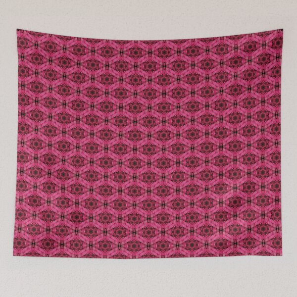 Item preview, Industrial Hexagon Pattern in Pink designed and sold by Artistestella.