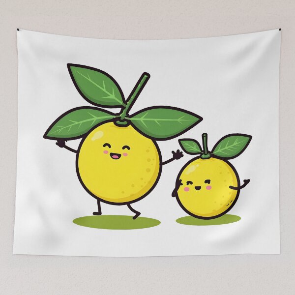 Item preview, Cute calamansi character illustration designed and sold by Uglyandcute.
