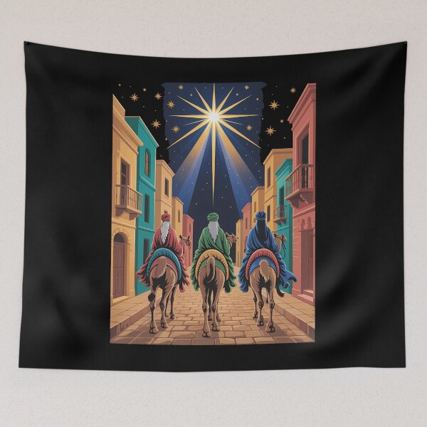Item preview, Three Kings Day Puerto Rico Día de Reyes Boricua Navidad designed and sold by AsteriskDatBArt.