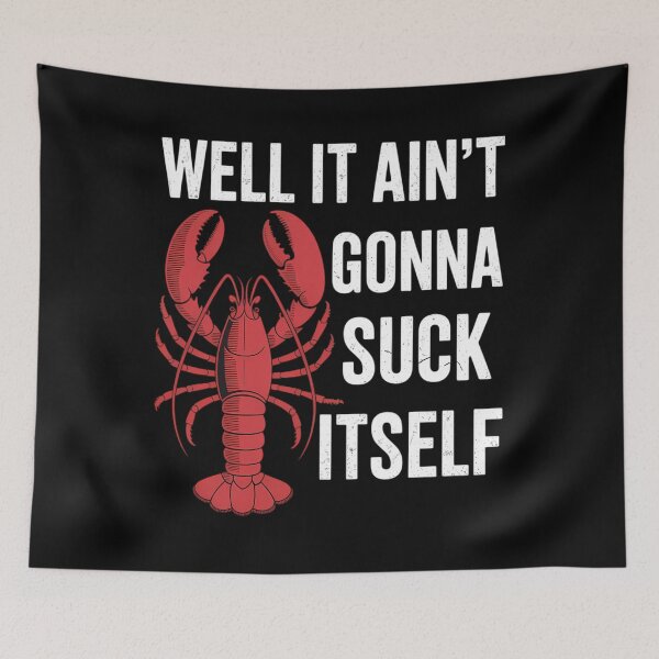 Item preview, Well It Ain't Gonna Suck Itself Crawfish Mardi Gras designed and sold by AsteriskDatBArt.