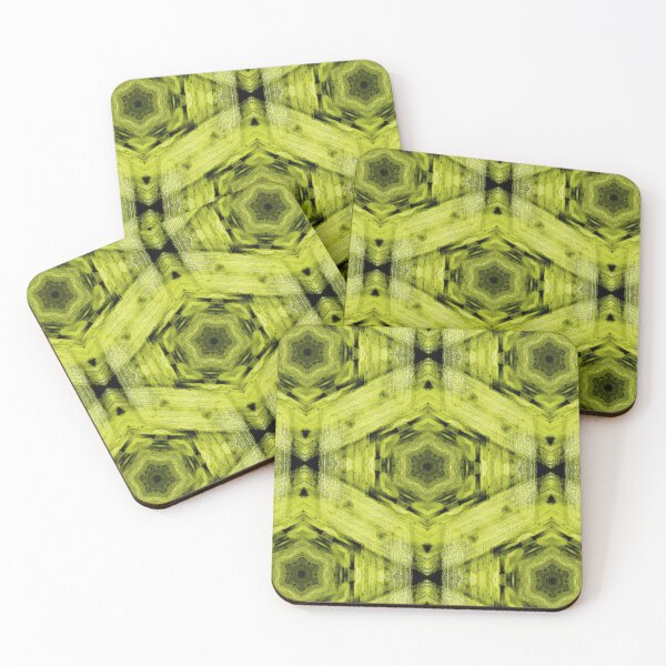 Item preview, Industrial Hexagon Pattern in Green designed and sold by Artistestella.