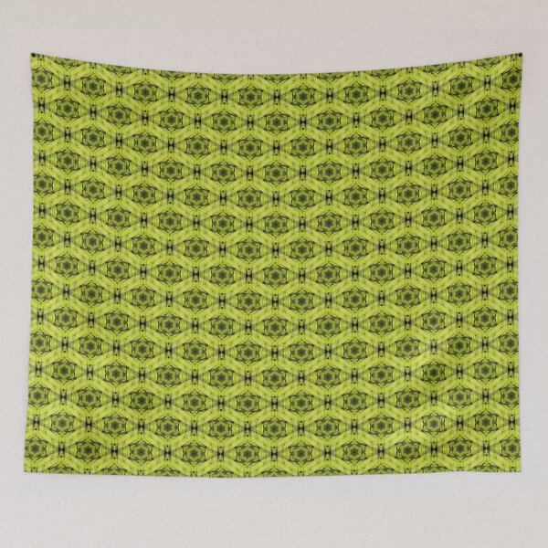 Item preview, Industrial Hexagon Pattern in Green designed and sold by Artistestella.