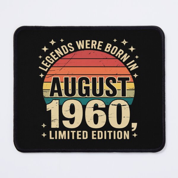 Item preview, 65th Birthday Legends Were Born In August 1960 designed and sold by ProudForFunny.