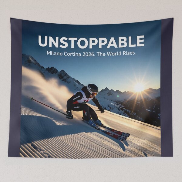 Item preview, "Unstoppable - Milano Cortina 2026 - The world rises" designed and sold by Creative-RE.