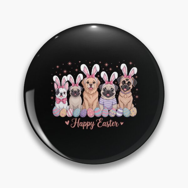 Item preview, Easter Bunny Dogs Happy Easter Day Easter Dogs Easter Dog Lover designed and sold by AsteriskDatBArt.