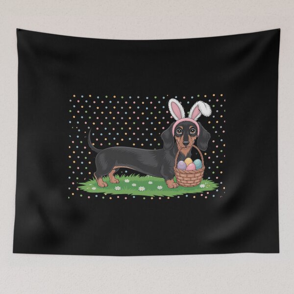 Item preview, Dachshund Easter Cute Dachshund Bunny Dog Love designed and sold by AsteriskDatBArt.
