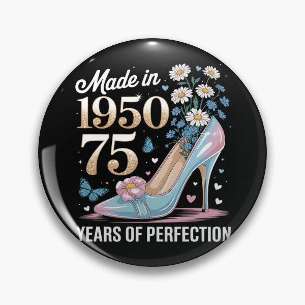 Item preview, 75th Birthday Floral Made in 1950 75 Years Old Daisy designed and sold by ProudForFunny.