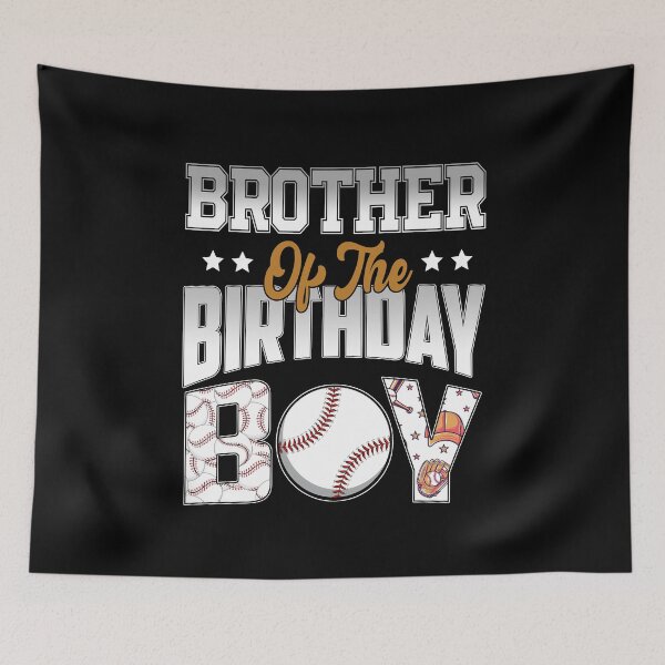 Item preview, Brother Of The Birthday Boy Family Baseball Fans Birthday Party designed and sold by JaidyKris.