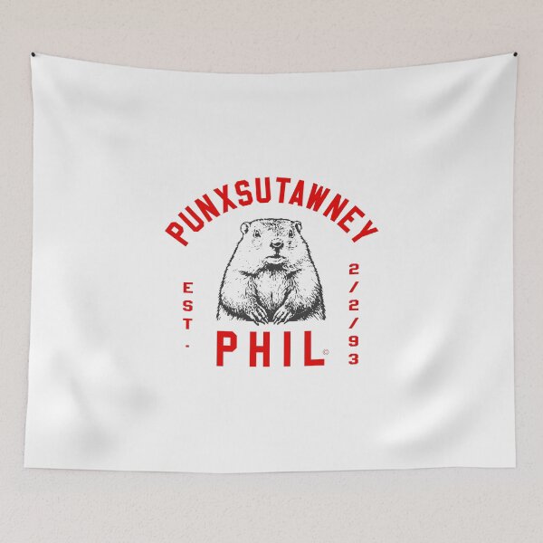 Item preview, Punxsutawney Phil Groundhog Day Cute Weather Forecast designed and sold by ArbitraryTees.