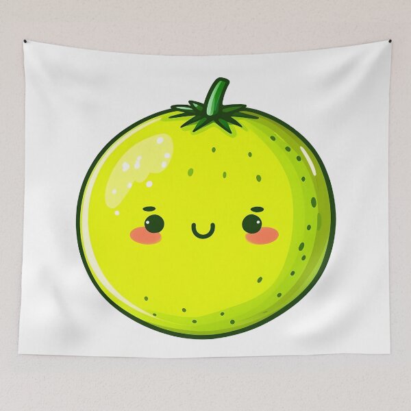 Item preview, Cute calamansi character illustration designed and sold by Uglyandcute.