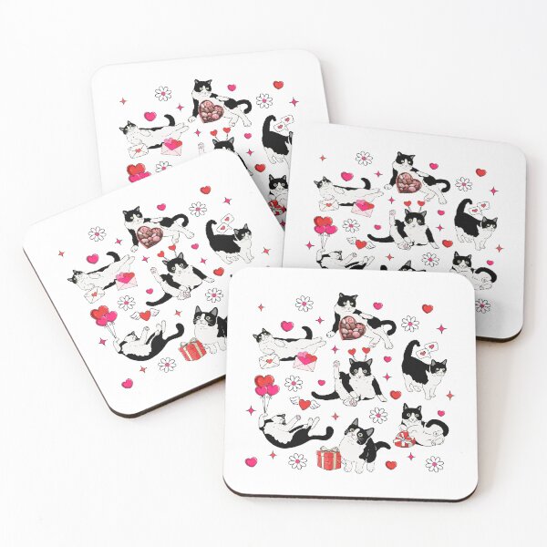 Item preview, Funny Tuxedo Cat Valentines Day designed and sold by jackelmbradyt.