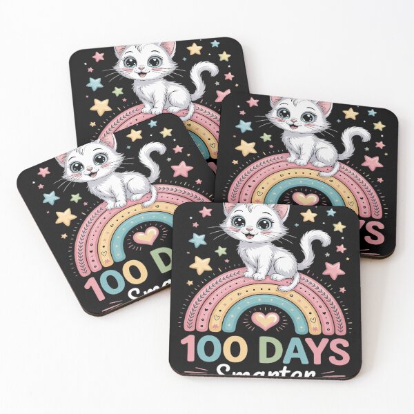 Item preview, 100 Days Of School Kids Kitten Cat 100th Day Of School Girls designed and sold by Libbysharts.