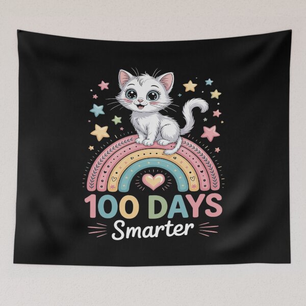 Item preview, 100 Days Of School Kids Kitten Cat 100th Day Of School Girls designed and sold by Libbysharts.