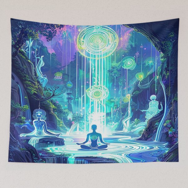 Item preview, Cosmic Meditation – Mystical Forest of Light and Energy designed and sold by Cristhian Almanza.