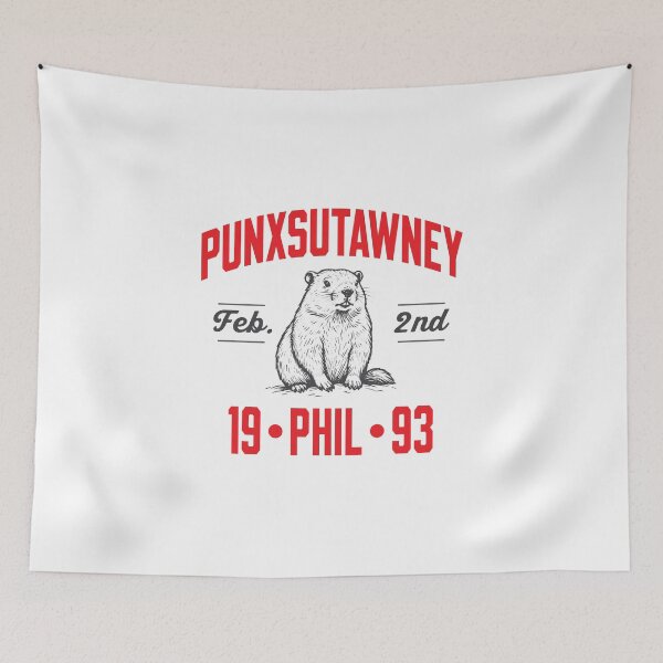 Item preview, Punxsutawney Phil Groundhog Day Cute Weather Forecast designed and sold by ArbitraryTees.