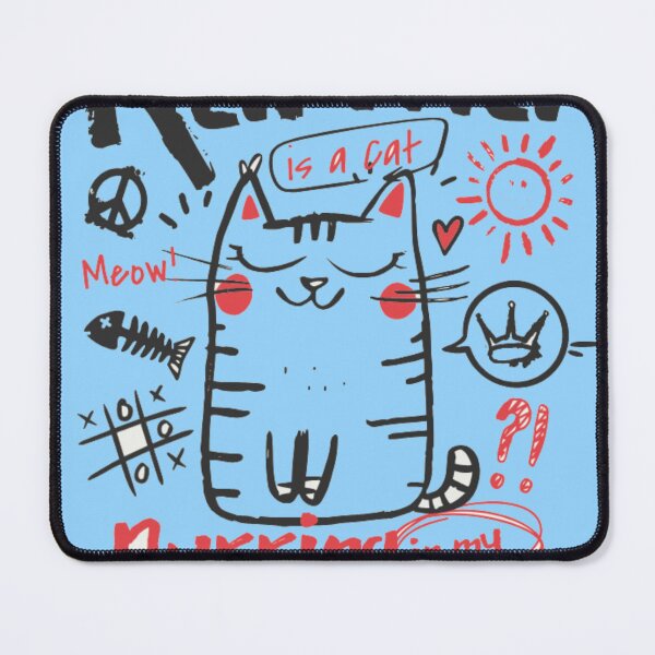 Item preview, Karma Is A Cat Purring In My Lap Cute Hand-Drawn Doodle Tee designed and sold by GenZFashion000.