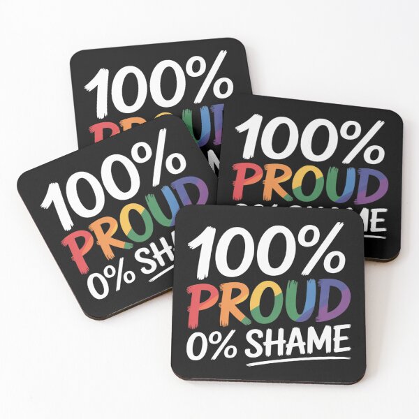 Item preview, 100% Proud 0% Shame Love Is Love Happy Pride Month designed and sold by Libbysharts.