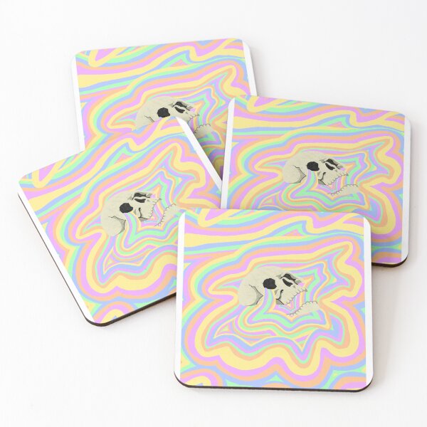 Item preview, Trippy Melting Skull designed and sold by lyssiebits10.