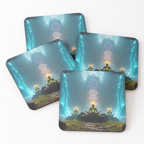 Item preview, Chakra Alignment – Meditative Figures and Cosmic Monolith designed and sold by Cristhian Almanza.