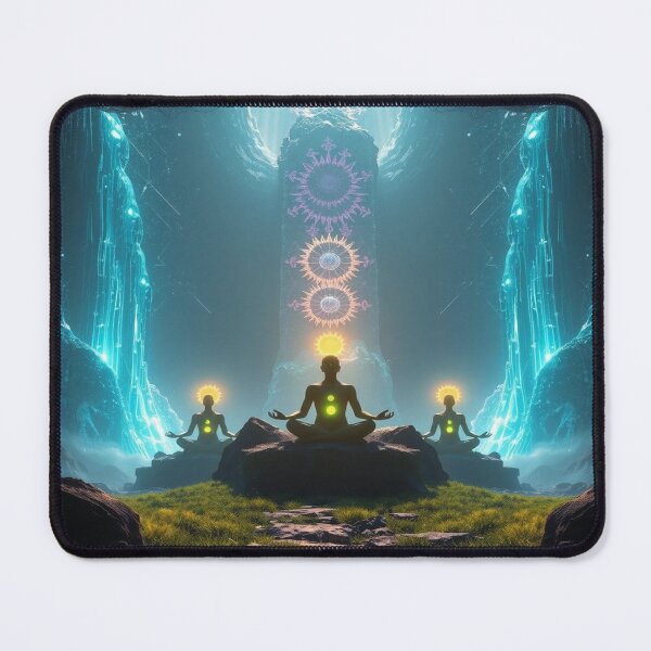 Item preview, Chakra Alignment – Meditative Figures and Cosmic Monolith designed and sold by Cristhian Almanza.