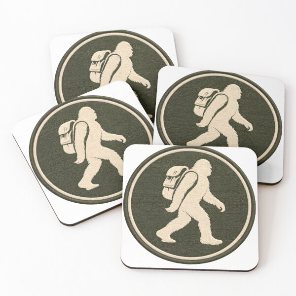 Item preview, Squatch Camp Backpack Icon – Minimal Bigfoot Core Mark designed and sold by Squatch-Camp.