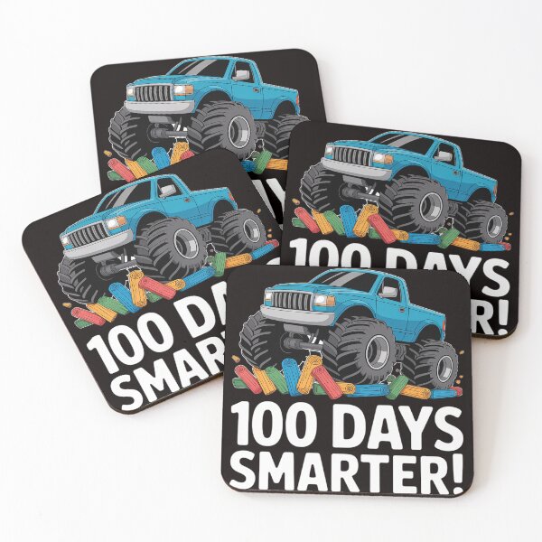Item preview, 100 Days of School Monster Truck 100th Day of School Boys 2 designed and sold by cherylbartlett.