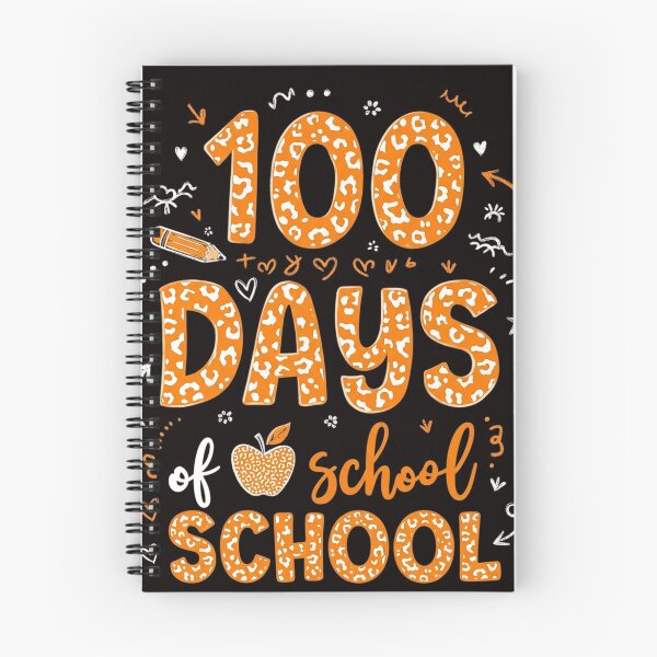 Item preview, 100 Days of School Leopard for Kids & Teachers designed and sold by cherylbartlett.