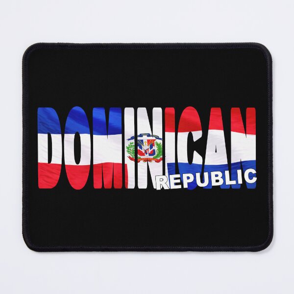 Item preview, DOMINICAN REPUBLIC - Flag Flying in Wind cut to Letters Souvenir Sticker Shirt designed and sold by Adam Gormley.