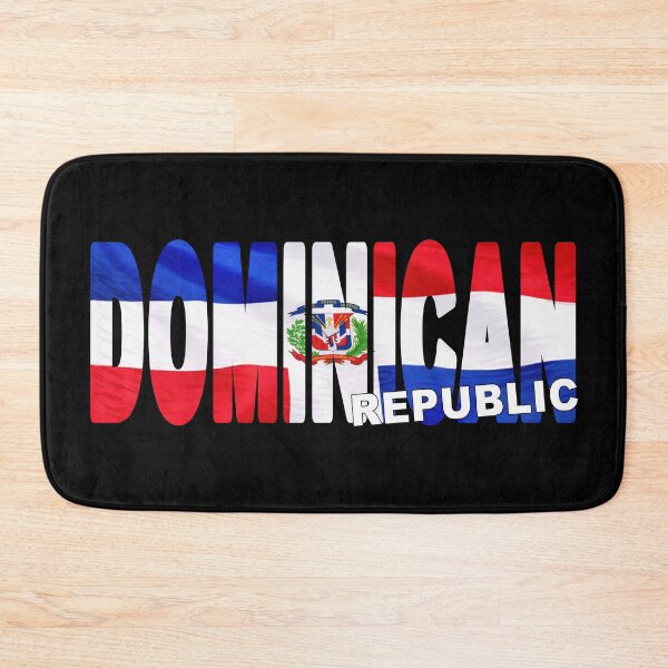 Item preview, DOMINICAN REPUBLIC - Flag Flying in Wind cut to Letters Souvenir Sticker Shirt designed and sold by Adam Gormley.
