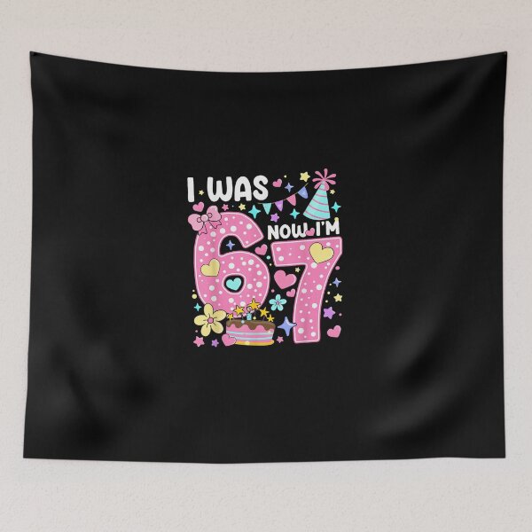 Item preview, 7 Year Old Birthday I was 6 Now I'm 7 67 Meme designed and sold by MatherFisher.
