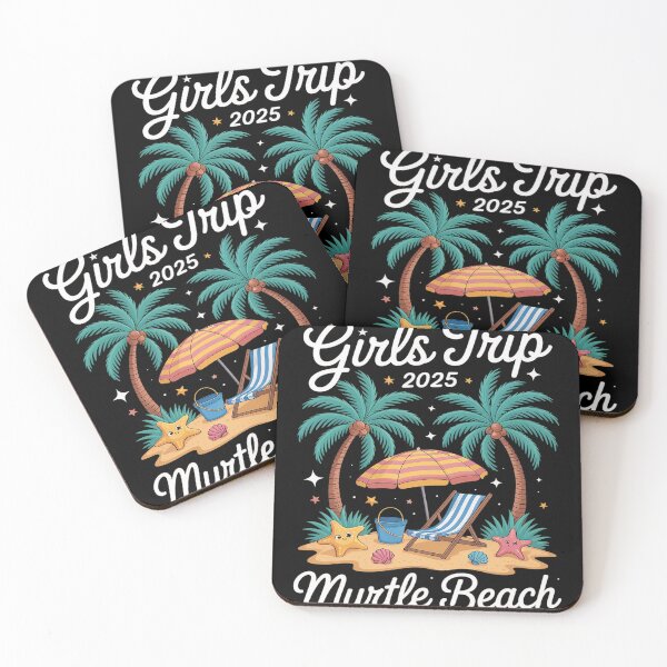 Item preview, 2025 Girls Trip Myrtle Beach Matching Vacation Bestie designed and sold by Libbysharts.