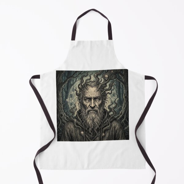 Item preview, Dark Fantasy Wizard Skull Art Gothic Illustration for Fantasy Lover designed and sold by chattsuede.