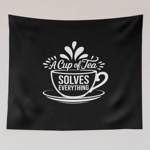 Item preview, A Cup Of Tea Solves Everything Tea Drinker designed and sold by Libbysharts.