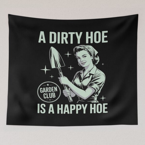 Item preview, A Dirty Hoe Is A Happy Hoe Funny Gardening Plant Lover designed and sold by Libbysharts.