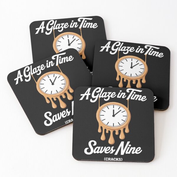 Item preview, A Glaze in Time Clock Drip Brush Script designed and sold by Libbysharts.