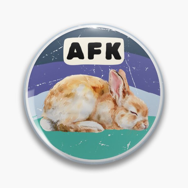 Item preview, AFK Sleeping Bunny Chill Aesthetic Art designed and sold by UUniqueIImprint.