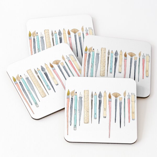 Item preview, Art Tools In A Row designed and sold by DreamOutLoudArt.