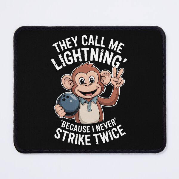 Item preview, Bowling They Call Me Lightning Because I Never Strike Twice designed and sold by LunaDangelo.