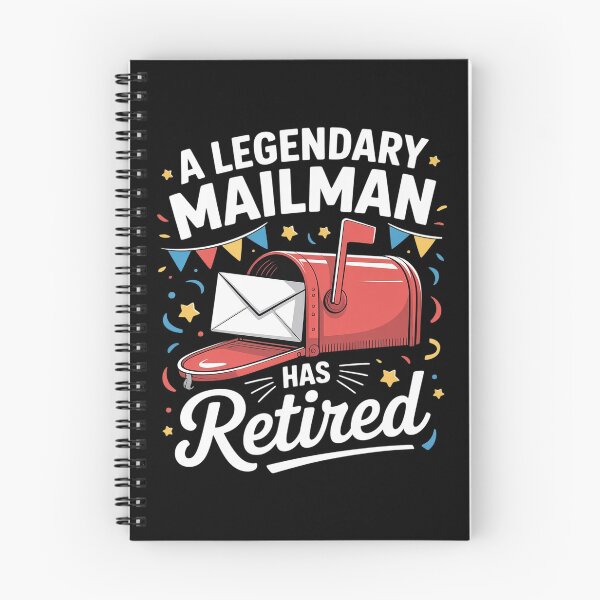 Item preview, A Legendary Mailman Has Retired designed and sold by Libbysharts.