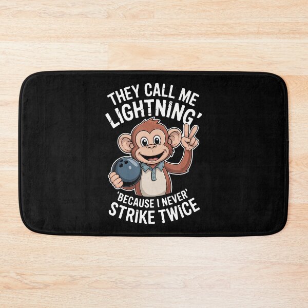 Item preview, Bowling They Call Me Lightning Because I Never Strike Twice designed and sold by LunaDangelo.