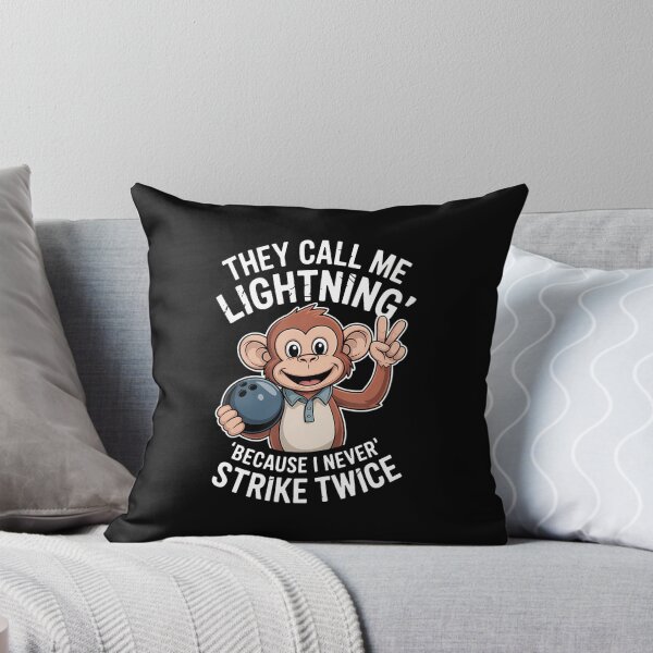 Item preview, Bowling They Call Me Lightning Because I Never Strike Twice designed and sold by LunaDangelo.