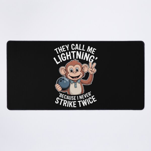 Item preview, Bowling They Call Me Lightning Because I Never Strike Twice designed and sold by LunaDangelo.