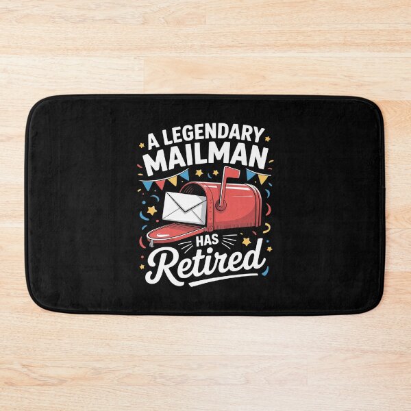 Item preview, A Legendary Mailman Has Retired designed and sold by Libbysharts.