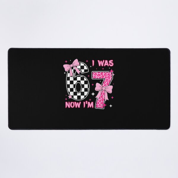 Item preview, I was 6 Now I'm 7 Birthday 7 Years Old Leopard Coquette Bow designed and sold by MatherFisher.