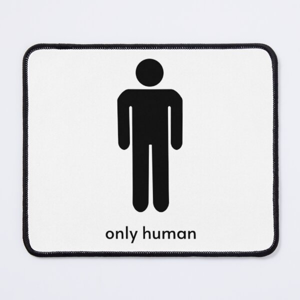 Item preview, Only Human White designed and sold by ZzooMstore.