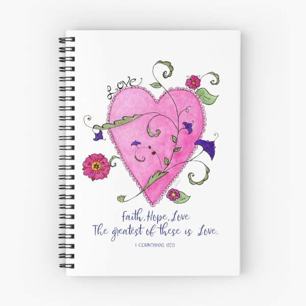Item preview, Floral Heart Watercolor Valentine designed and sold by DreamOutLoudArt.
