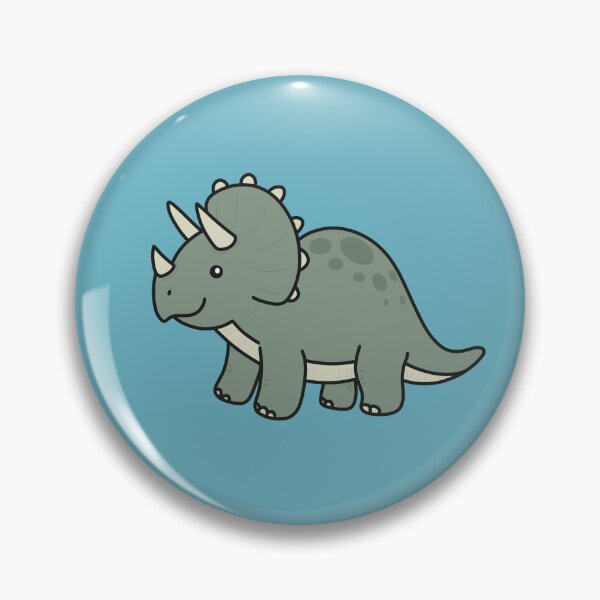 Item preview, Cute Triceratops Dinosaur Illustration designed and sold by SunCraftStudio.