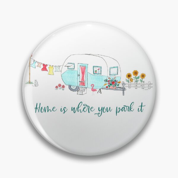 Item preview, Boho Retro Camper Home Is Where You Park It designed and sold by DreamOutLoudArt.